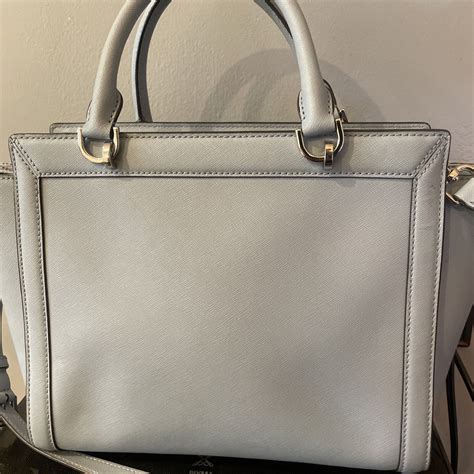 michael kors tina satchel pale blue